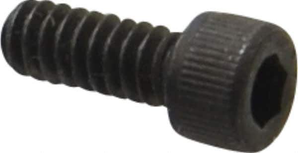 Value Collection - #6-32 UNC Hex Socket Drive, Socket Cap Screw - Alloy Steel, Black Oxide Finish, Fully Threaded, 3/8" Length Under Head - Eagle Tool & Supply