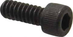 Value Collection - #6-32 UNC Hex Socket Drive, Socket Cap Screw - Alloy Steel, Black Oxide Finish, Fully Threaded, 3/8" Length Under Head - Eagle Tool & Supply