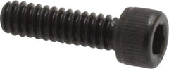 Value Collection - #6-32 UNC Hex Socket Drive, Socket Cap Screw - Alloy Steel, Black Oxide Finish, Fully Threaded, 1/2" Length Under Head - Eagle Tool & Supply