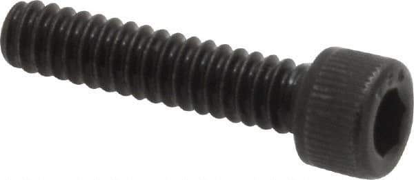 Value Collection - #6-32 UNC Hex Socket Drive, Socket Cap Screw - Alloy Steel, Black Oxide Finish, Fully Threaded, 5/8" Length Under Head - Eagle Tool & Supply