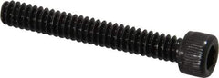 Value Collection - #6-32 UNC Hex Socket Drive, Socket Cap Screw - Alloy Steel, Black Oxide Finish, Fully Threaded, 1" Length Under Head - Eagle Tool & Supply