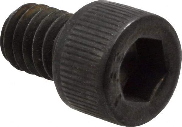 Value Collection - #8-32 UNC Hex Socket Drive, Socket Cap Screw - Alloy Steel, Black Oxide Finish, Fully Threaded, 1/4" Length Under Head - Eagle Tool & Supply