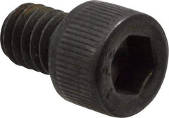 Value Collection - #8-32 UNC Hex Socket Drive, Socket Cap Screw - Alloy Steel, Black Oxide Finish, Fully Threaded, 1/4" Length Under Head - Eagle Tool & Supply