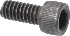 Value Collection - #8-32 UNC Hex Socket Drive, Socket Cap Screw - Alloy Steel, Black Oxide Finish, Fully Threaded, 3/8" Length Under Head - Eagle Tool & Supply
