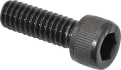 Value Collection - #8-32 UNC Hex Socket Drive, Socket Cap Screw - Alloy Steel, Black Oxide Finish, Fully Threaded, 1/2" Length Under Head - Eagle Tool & Supply