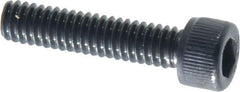 Value Collection - #8-32 UNC Hex Socket Drive, Socket Cap Screw - Alloy Steel, Black Oxide Finish, Fully Threaded, 3/4" Length Under Head - Eagle Tool & Supply