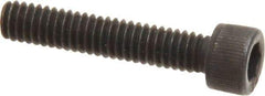 Value Collection - #8-32 UNC Hex Socket Drive, Socket Cap Screw - Alloy Steel, Black Oxide Finish, Fully Threaded, 7/8" Length Under Head - Eagle Tool & Supply