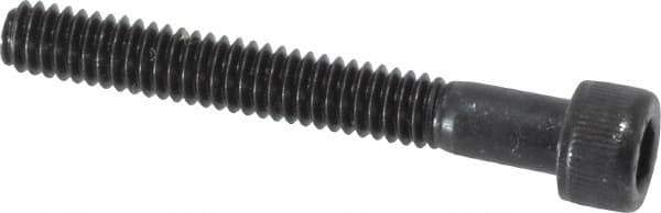 Value Collection - #8-32 UNC Hex Socket Drive, Socket Cap Screw - Alloy Steel, Black Oxide Finish, Fully Threaded, 1-1/4" Length Under Head - Eagle Tool & Supply