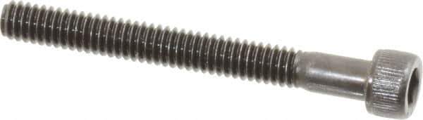 Value Collection - #8-32 UNC Hex Socket Drive, Socket Cap Screw - Alloy Steel, Black Oxide Finish, Partially Threaded, 1-1/2" Length Under Head - Eagle Tool & Supply