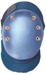 OccuNomix - Size Universal, Hook & Loop Straps, Hard Protective Cap, Knee Pad - Foam Rubber Padding, Blue, 2 Straps, Plastic Cover - Eagle Tool & Supply