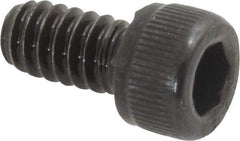 Value Collection - #10-24 UNC Hex Socket Drive, Socket Cap Screw - Alloy Steel, Black Oxide Finish, Fully Threaded, 3/8" Length Under Head - Eagle Tool & Supply