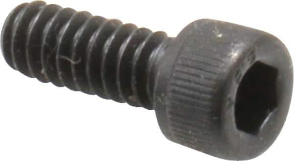 Value Collection - #10-24 UNC Hex Socket Drive, Socket Cap Screw - Alloy Steel, Black Oxide Finish, Fully Threaded, 1/2" Length Under Head - Eagle Tool & Supply