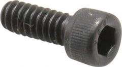 Value Collection - #10-24 UNC Hex Socket Drive, Socket Cap Screw - Alloy Steel, Black Oxide Finish, Fully Threaded, 1/2" Length Under Head - Eagle Tool & Supply