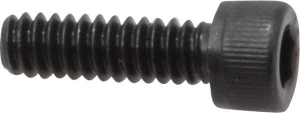 Value Collection - #10-24 UNC Hex Socket Drive, Socket Cap Screw - Alloy Steel, Black Oxide Finish, Fully Threaded, 5/8" Length Under Head - Eagle Tool & Supply