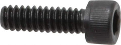 Value Collection - #10-24 UNC Hex Socket Drive, Socket Cap Screw - Alloy Steel, Black Oxide Finish, Fully Threaded, 5/8" Length Under Head - Eagle Tool & Supply