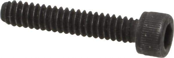 Value Collection - #10-24 UNC Hex Socket Drive, Socket Cap Screw - Alloy Steel, Black Oxide Finish, Fully Threaded, 1" Length Under Head - Eagle Tool & Supply