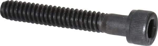 Value Collection - #10-24 UNC Hex Socket Drive, Socket Cap Screw - Alloy Steel, Black Oxide Finish, Fully Threaded, 1-1/4" Length Under Head - Eagle Tool & Supply