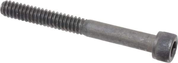 Value Collection - #10-24 UNC Hex Socket Drive, Socket Cap Screw - Alloy Steel, Black Oxide Finish, Partially Threaded, 1-3/4" Length Under Head - Eagle Tool & Supply