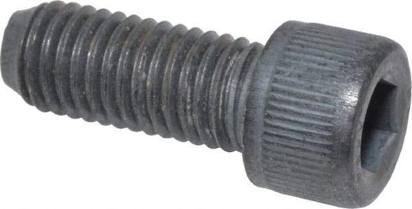 Value Collection - 1/4-28 UNF Hex Socket Drive, Socket Cap Screw - Alloy Steel, Black Oxide Finish, Fully Threaded, 5/8" Length Under Head - Eagle Tool & Supply