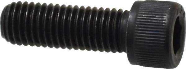Value Collection - 1/4-28 UNF Hex Socket Drive, Socket Cap Screw - Alloy Steel, Black Oxide Finish, Fully Threaded, 3/4" Length Under Head - Eagle Tool & Supply