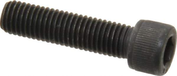 Value Collection - 1/4-28 UNF Hex Socket Drive, Socket Cap Screw - Alloy Steel, Black Oxide Finish, Fully Threaded, 1" Length Under Head - Eagle Tool & Supply