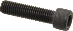 Value Collection - 1/4-28 UNF Hex Socket Drive, Socket Cap Screw - Alloy Steel, Black Oxide Finish, Fully Threaded, 1" Length Under Head - Eagle Tool & Supply