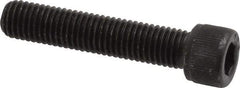Value Collection - 1/4-28 UNF Hex Socket Drive, Socket Cap Screw - Alloy Steel, Black Oxide Finish, Fully Threaded, 1-1/4" Length Under Head - Eagle Tool & Supply