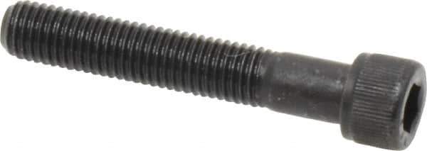 Value Collection - 1/4-28 UNF Hex Socket Drive, Socket Cap Screw - Alloy Steel, Black Oxide Finish, Partially Threaded, 1-1/2" Length Under Head - Eagle Tool & Supply
