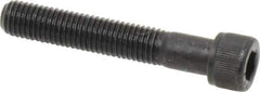 Value Collection - 1/4-28 UNF Hex Socket Drive, Socket Cap Screw - Alloy Steel, Black Oxide Finish, Partially Threaded, 1-1/2" Length Under Head - Eagle Tool & Supply