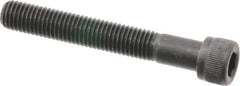 Value Collection - 1/4-28 UNF Hex Socket Drive, Socket Cap Screw - Alloy Steel, Black Oxide Finish, Partially Threaded, 1-3/4" Length Under Head - Eagle Tool & Supply