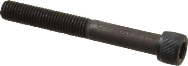 Value Collection - 1/4-28 UNF Hex Socket Drive, Socket Cap Screw - Alloy Steel, Black Oxide Finish, Partially Threaded, 2" Length Under Head - Eagle Tool & Supply