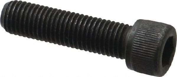 Value Collection - 5/16-24 UNF Hex Socket Drive, Socket Cap Screw - Alloy Steel, Black Oxide Finish, Fully Threaded, 1-1/4" Length Under Head - Eagle Tool & Supply