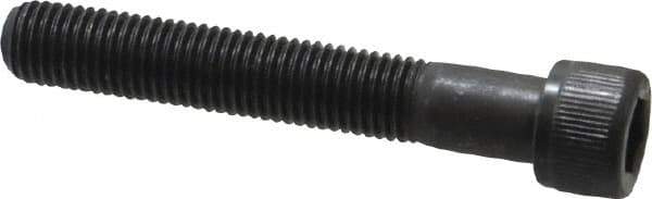 Value Collection - 5/16-24 UNF Hex Socket Drive, Socket Cap Screw - Alloy Steel, Black Oxide Finish, Partially Threaded, 2" Length Under Head - Eagle Tool & Supply