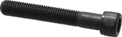 Value Collection - 5/16-24 UNF Hex Socket Drive, Socket Cap Screw - Alloy Steel, Black Oxide Finish, Partially Threaded, 2" Length Under Head - Eagle Tool & Supply