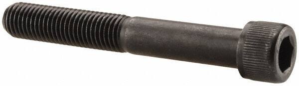 Value Collection - 5/16-24 UNF Hex Socket Drive, Socket Cap Screw - Alloy Steel, Black Oxide Finish, Partially Threaded, 2-1/4" Length Under Head - Eagle Tool & Supply