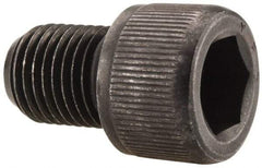 Value Collection - 3/8-24 UNF Hex Socket Drive, Socket Cap Screw - Alloy Steel, Black Oxide Finish, Fully Threaded, 1/2" Length Under Head - Eagle Tool & Supply