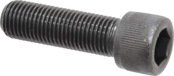 Value Collection - 3/8-24 UNF Hex Socket Drive, Socket Cap Screw - Alloy Steel, Black Oxide Finish, Fully Threaded, 1-1/4" Length Under Head - Eagle Tool & Supply