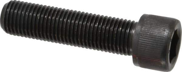 Value Collection - 3/8-24 UNF Hex Socket Drive, Socket Cap Screw - Alloy Steel, Black Oxide Finish, Fully Threaded, 1-1/2" Length Under Head - Eagle Tool & Supply