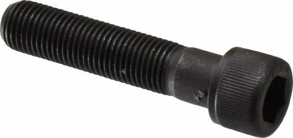 Value Collection - 3/8-24 UNF Hex Socket Drive, Socket Cap Screw - Alloy Steel, Black Oxide Finish, Partially Threaded, 1-3/4" Length Under Head - Eagle Tool & Supply