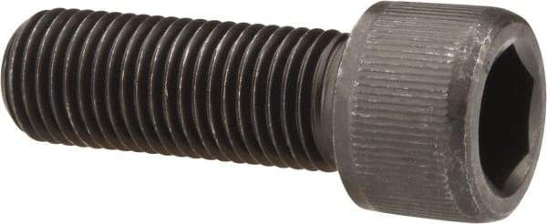 Value Collection - 7/16-20 UNF Hex Socket Drive, Socket Cap Screw - Alloy Steel, Black Oxide Finish, Fully Threaded, 1-1/4" Length Under Head - Eagle Tool & Supply