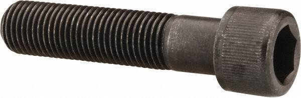 Value Collection - 7/16-20 UNF Hex Socket Drive, Socket Cap Screw - Alloy Steel, Black Oxide Finish, Partially Threaded, 2" Length Under Head - Eagle Tool & Supply