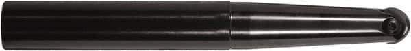 Millstar - 5/8" Cut Diam, 6-1/2" Max Depth of Cut, 3/4" Shank Diam, 7" OAL, Indexable Ball Nose End Mill - Straight Shank, SFTA Toolholder, MB, MBT, RBT Insert - Eagle Tool & Supply