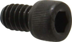 Value Collection - 1/4-20 UNC Hex Socket Drive, Socket Cap Screw - Alloy Steel, Black Oxide Finish, Fully Threaded, 3/8" Length Under Head - Eagle Tool & Supply