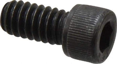 Value Collection - 1/4-20 UNC Hex Socket Drive, Socket Cap Screw - Alloy Steel, Black Oxide Finish, Fully Threaded, 1/2" Length Under Head - Eagle Tool & Supply