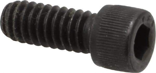Value Collection - 1/4-20 UNC Hex Socket Drive, Socket Cap Screw - Alloy Steel, Black Oxide Finish, Fully Threaded, 5/8" Length Under Head - Eagle Tool & Supply