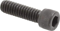 Value Collection - 1/4-20 UNC Hex Socket Drive, Socket Cap Screw - Alloy Steel, Black Oxide Finish, Fully Threaded, 7/8" Length Under Head - Eagle Tool & Supply