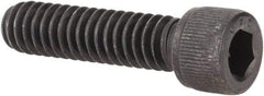 Value Collection - 1/4-20 UNC Hex Socket Drive, Socket Cap Screw - Alloy Steel, Black Oxide Finish, Fully Threaded, 1" Length Under Head - Eagle Tool & Supply