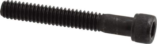 Value Collection - 1/4-20 UNC Hex Socket Drive, Socket Cap Screw - Alloy Steel, Black Oxide Finish, Partially Threaded, 1-3/4" Length Under Head - Eagle Tool & Supply