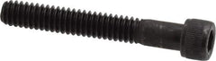 Value Collection - 1/4-20 UNC Hex Socket Drive, Socket Cap Screw - Alloy Steel, Black Oxide Finish, Partially Threaded, 1-3/4" Length Under Head - Eagle Tool & Supply
