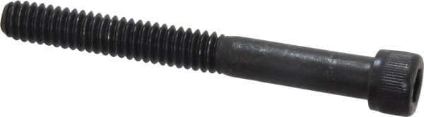 Value Collection - 1/4-20 UNC Hex Socket Drive, Socket Cap Screw - Alloy Steel, Black Oxide Finish, Partially Threaded, 2-1/4" Length Under Head - Eagle Tool & Supply